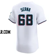 Jared Serna Men's Miami Marlins White Elite Home Jersey