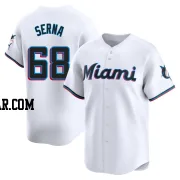 Jared Serna Men's Miami Marlins White Limited Home Jersey