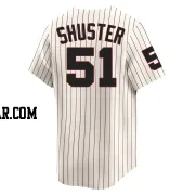 Jared Shuster Youth Chicago White Sox Cream Limited Throwback Cooperstown Jersey