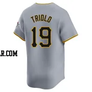 Jared Triolo Men's Pittsburgh Pirates Gray Limited Away Jersey