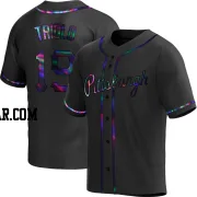 Jared Triolo Youth Pittsburgh Pirates Black Holographic Replica Alternate Jersey