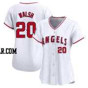 Jared Walsh Women's Los Angeles Angels White Limited Home Jersey