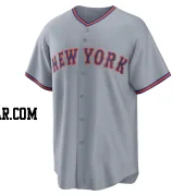 Jared Young Men's New York Mets Gray Replica Away 2.0 Jersey