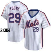Jared Young Men's New York Mets White Limited Cooperstown Collection Jersey
