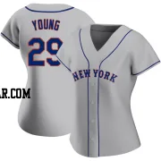 Jared Young Women's New York Mets Gray Replica Road Jersey