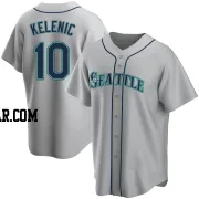Jarred Kelenic Men's Seattle Mariners Gray Replica Road Jersey