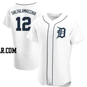 Jarrod Saltalamacchia Men's Detroit Tigers White Authentic Home Jersey