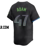 Jason Adam Youth Tampa Bay Rays Charcoal Limited 2024 City Connect Jersey