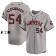 Jason Alexander Men's Houston Astros Gray Limited Away Jersey
