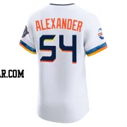 Jason Alexander Men's Houston Astros White Elite 2025 City Connect Jersey