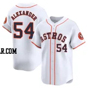 Jason Alexander Men's Houston Astros White Limited Home Jersey