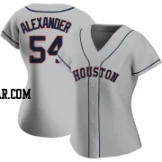 Jason Alexander Women's Houston Astros Gray Replica Road 2020 Jersey