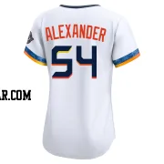 Jason Alexander Women's Houston Astros White Limited 2025 City Connect Jersey