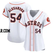 Jason Alexander Women's Houston Astros White Limited Home Jersey
