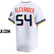 Jason Alexander Youth Houston Astros White Limited 2025 City Connect Jersey