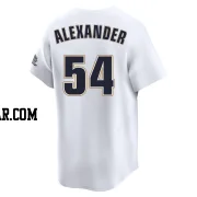 Jason Alexander Youth Houston Astros White Limited Throwback Cooperstown Collection Jersey