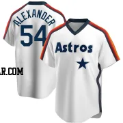 Jason Alexander Youth Houston Astros White Replica Home Cooperstown Collection Team Jersey