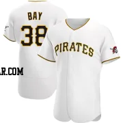 Jason Bay Men's Pittsburgh Pirates White Authentic Home Jersey
