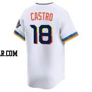 Jason Castro Youth Houston Astros White Limited 2025 City Connect Jersey