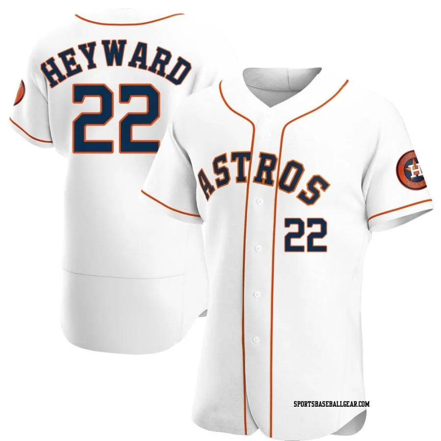 Jason Heyward Men's Houston Astros White Authentic Home Jersey