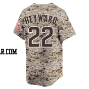 Jason Heyward Men's San Diego Padres Camo Limited 2nd Alternate Jersey
