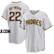 Jason Heyward Youth San Diego Padres White Replica 2024 World Tour Seoul Series Home Jersey