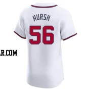Jason Hursh Men's Atlanta Braves White Elite Home Jersey