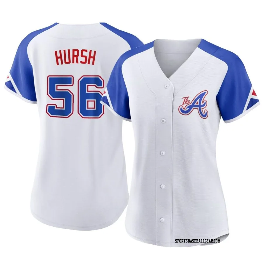 Jason Hursh Women's Atlanta Braves White Authentic 2023 City Connect Jersey
