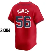 Jason Hursh Youth Atlanta Braves Red Limited Alternate Jersey