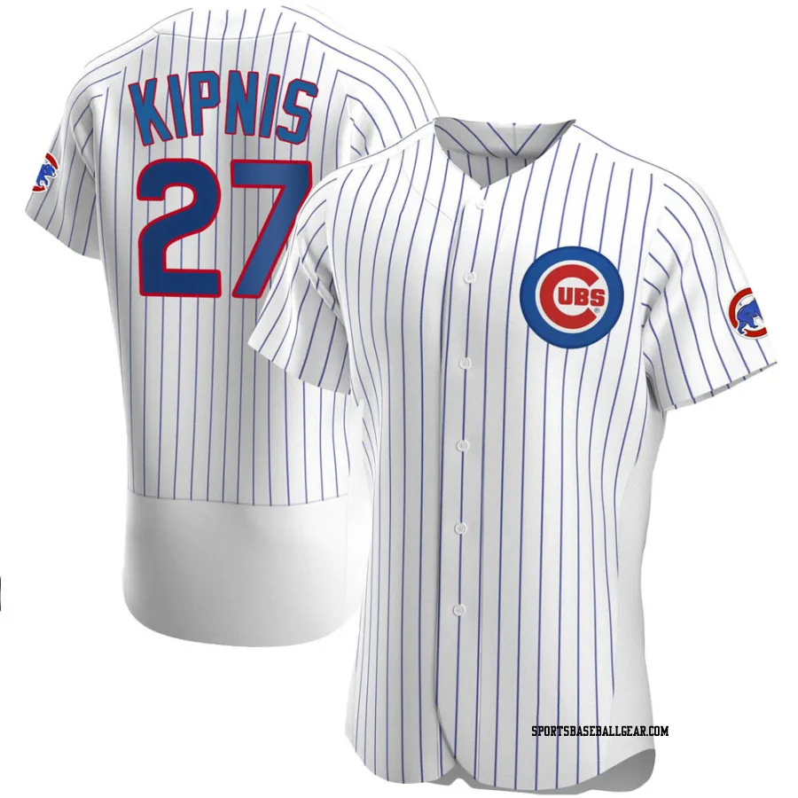 Jason Kipnis Men's Chicago Cubs White Authentic Home Jersey