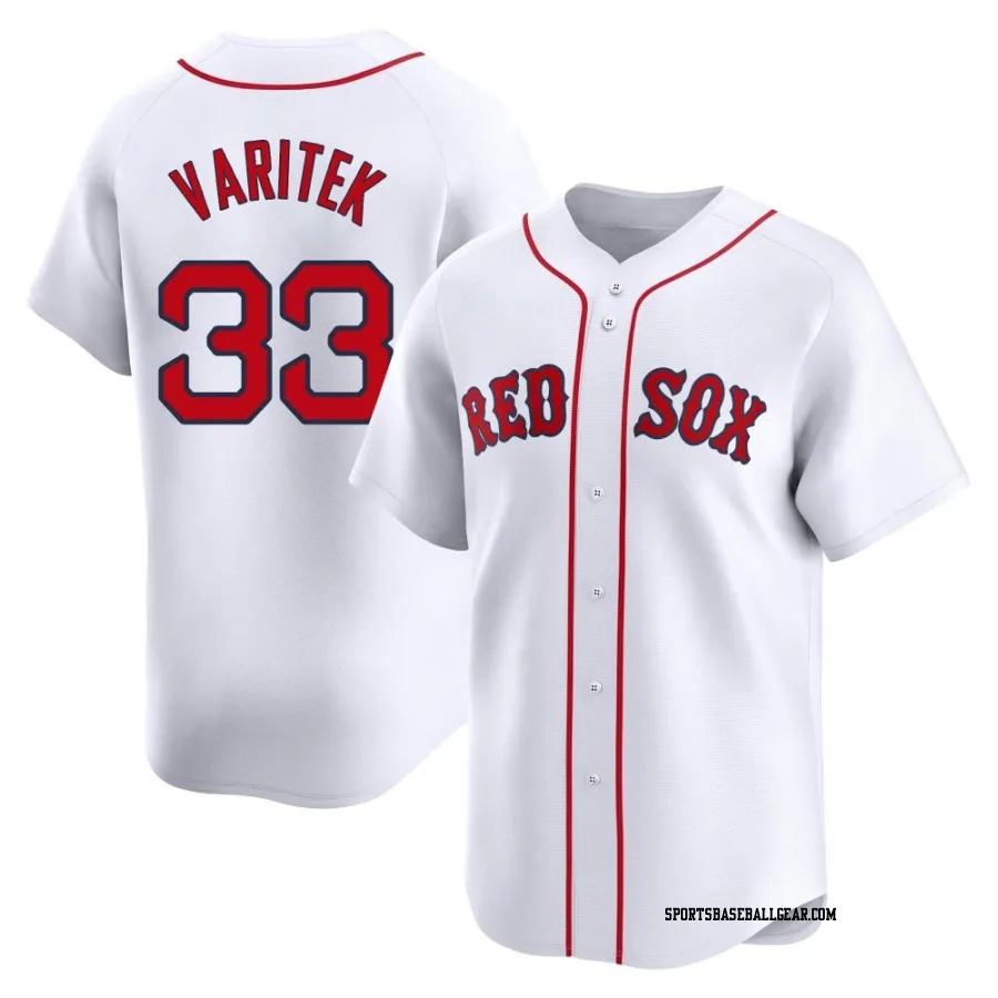 Jason Varitek Men's Boston Red Sox White Limited Home Jersey