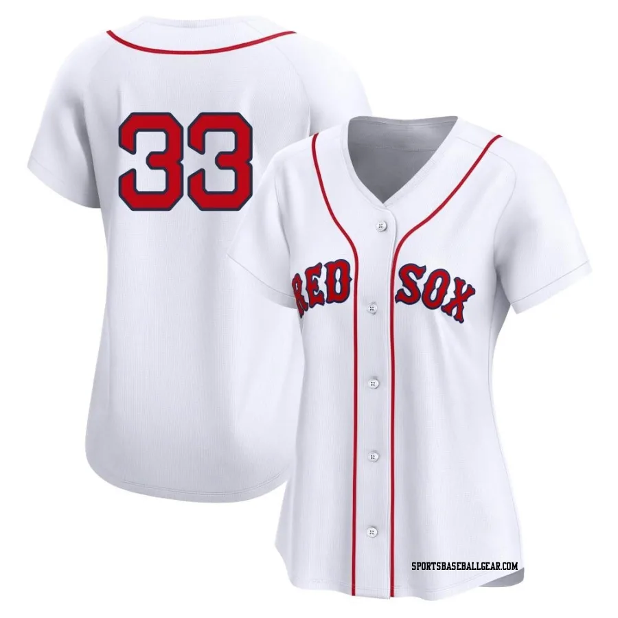 Jason Varitek Women's Boston Red Sox White Limited 2nd Home Jersey