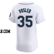 Jason Vosler Men's Seattle Mariners White Elite Home Jersey