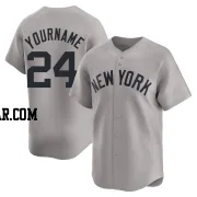 Jasson Dominguez Men's New York Yankees Gray Limited Away Jersey