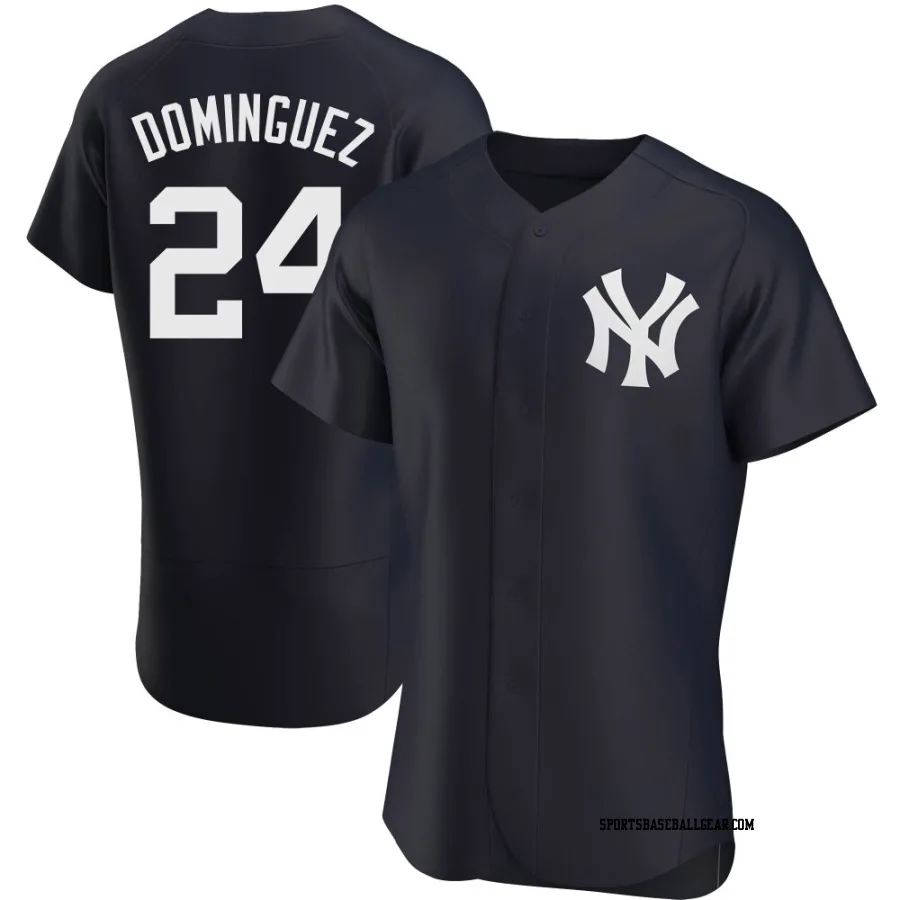 Jasson Dominguez Men's New York Yankees Navy Authentic Alternate Jersey