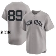 Jasson Dominguez Youth New York Yankees Gray Limited Away 2nd Jersey