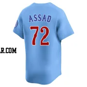 Javier Assad Men's Chicago Cubs Royal Limited 2nd Alternate Jersey