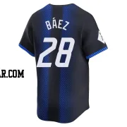 Javier Baez Men's Detroit Tigers Blue Limited 2024 City Connect Jersey