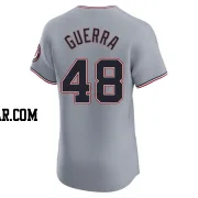 Javy Guerra Men's Washington Nationals Gray Elite Road Jersey