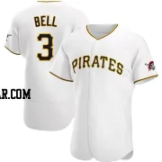 Jay Bell Men's Pittsburgh Pirates White Authentic Home Jersey