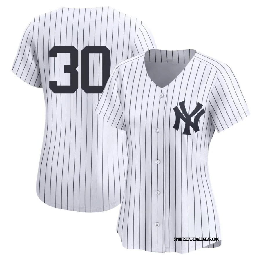 Jay Bruce Women's New York Yankees White Limited Yankee Home 2nd Jersey
