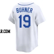 Jay Buhner Men's Seattle Mariners White Limited Throwback Cooperstown Collection Jersey