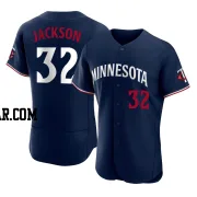 Jay Jackson Men's Minnesota Twins Navy Authentic Alternate Jersey