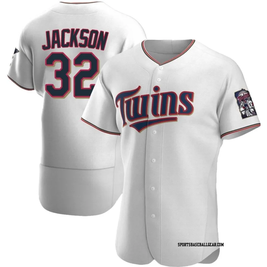 Jay Jackson Men's Minnesota Twins White Authentic Home Jersey