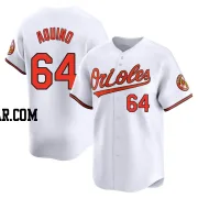 Jayson Aquino Men's Baltimore Orioles White Limited Home Jersey