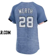 Jayson Werth Men's Washington Nationals Blue Elite 2025 City Connect Jersey