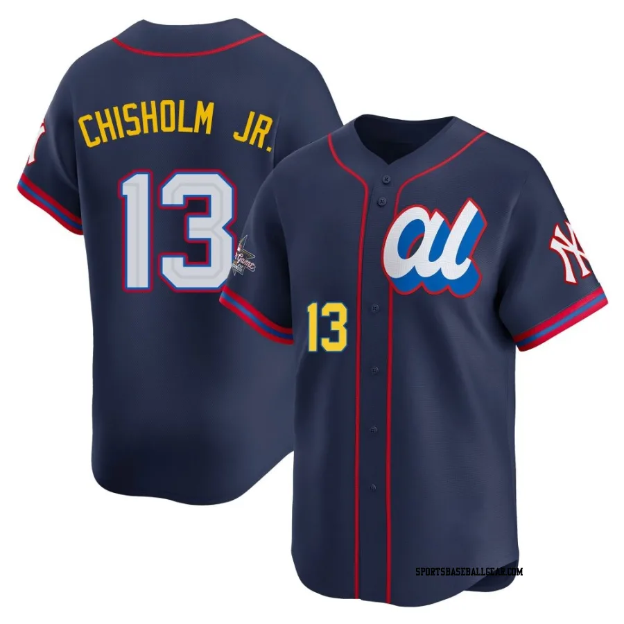Jazz Chisholm Jr. Men's New York Yankees Navy Limited American League 2025 All-Star Edition Jersey