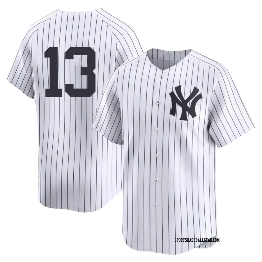 Jazz Chisholm Jr. Men's New York Yankees White Limited Yankee Home 2nd Jersey