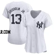 Jazz Chisholm Jr. Women's New York Yankees White Limited Yankee Home Jersey
