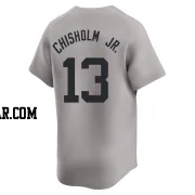 Jazz Chisholm Jr. Youth New York Yankees Gray Limited Away Jersey